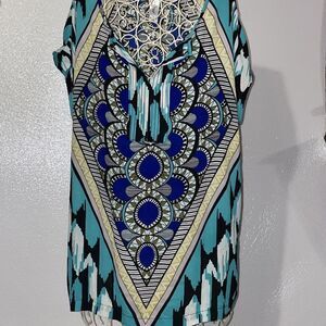 Womans Pure Energy Top Size X Multicolor 100% Polyester